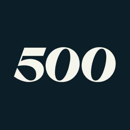 500 Global数字文字标志