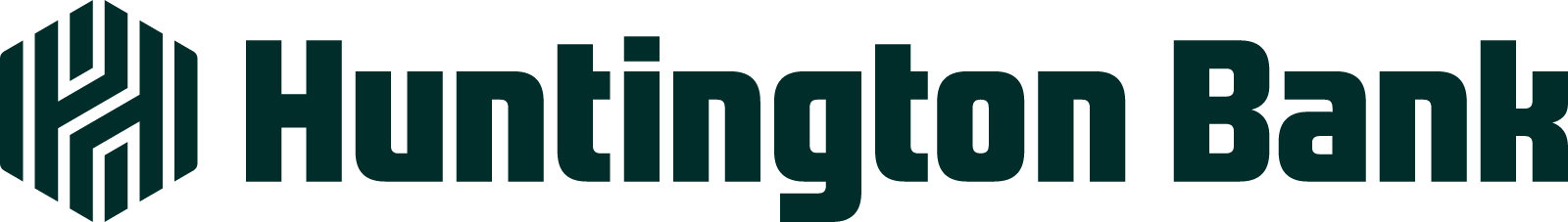 Huntington Bank官方深绿色完整标识