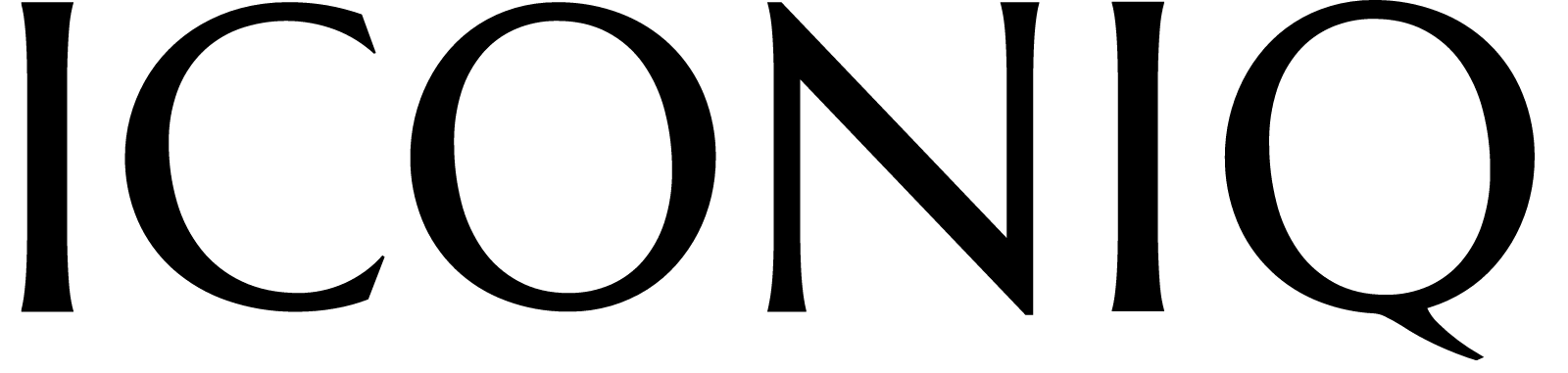 ICONIQ官方黑色文字标识