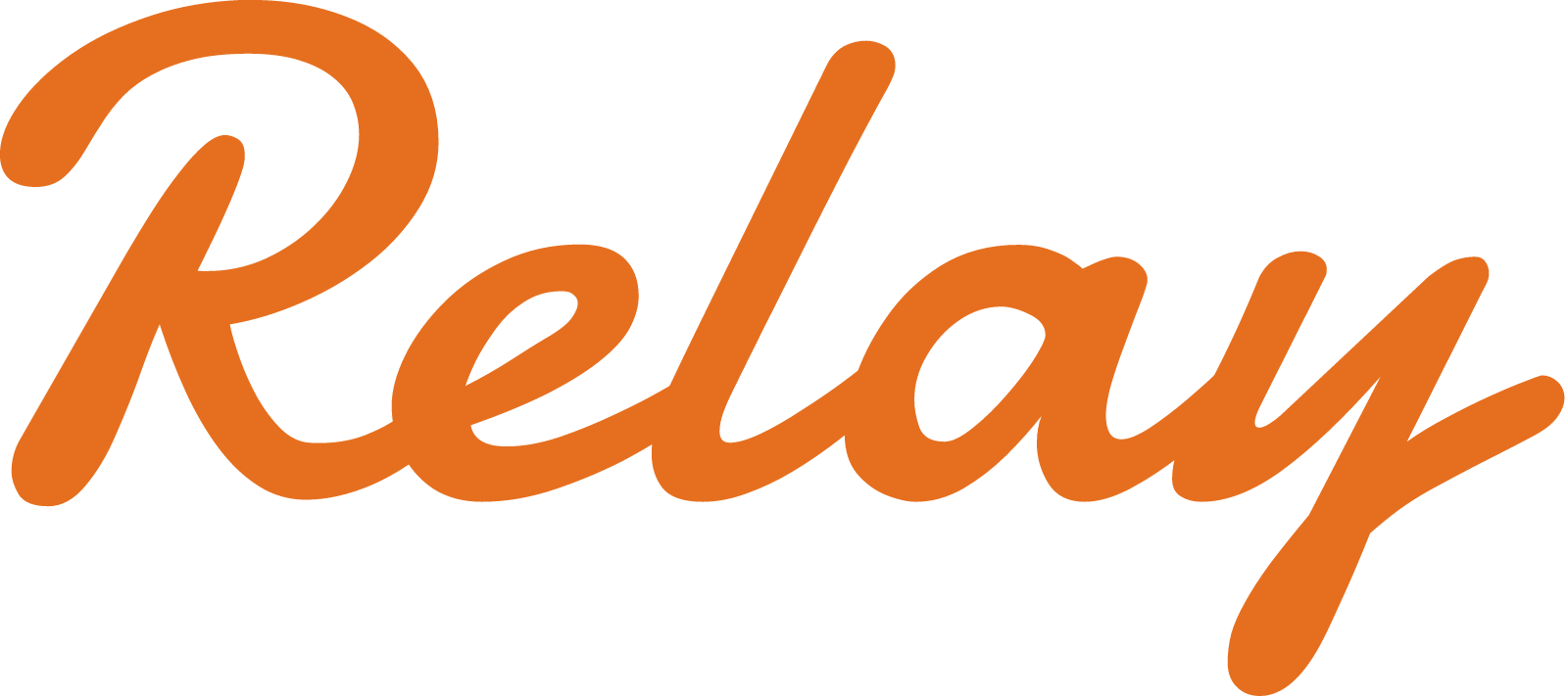 Relay官方完整橙色字标