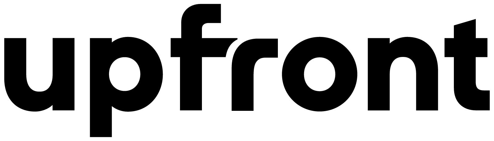 Upfront Ventures黑色文字标识